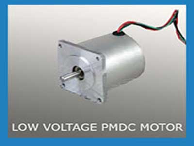 Low voltage pmdc motor
